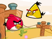 Angry Birds Fighting in the Air